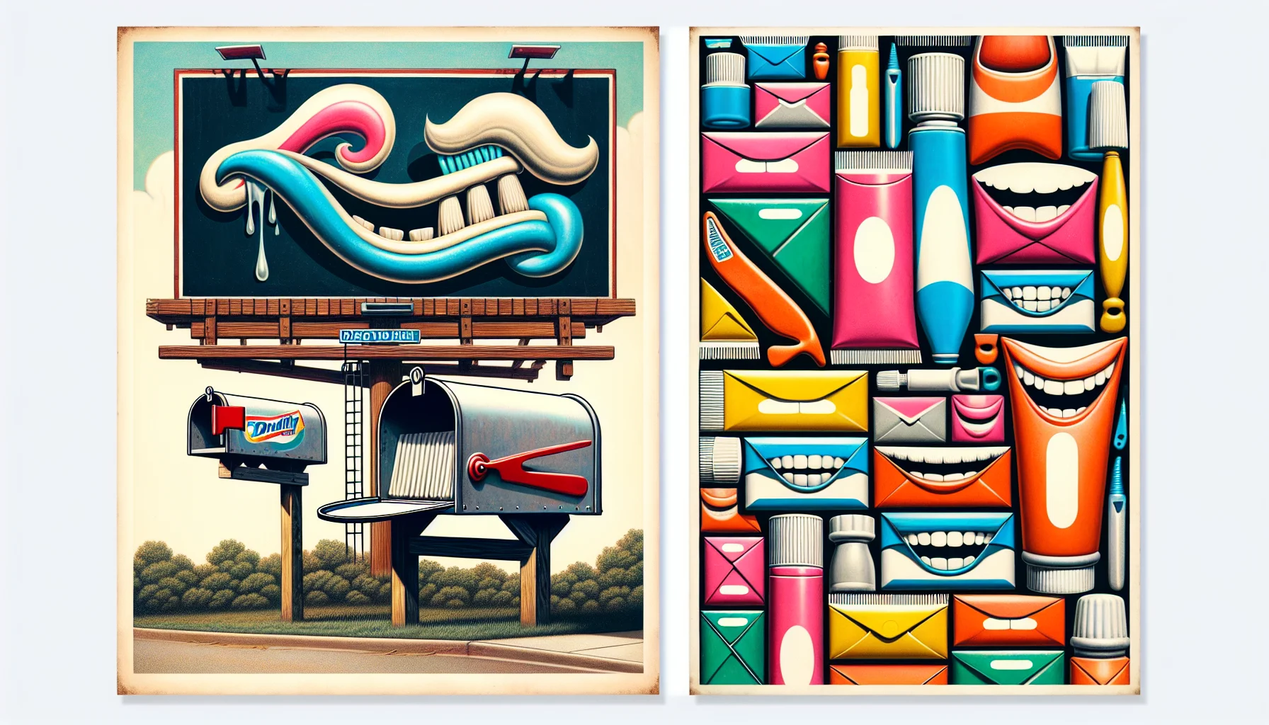 Traditional dental advertising methods
