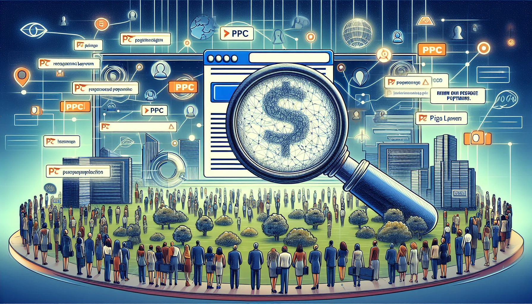 Illustration of a law firm's PPC campaign